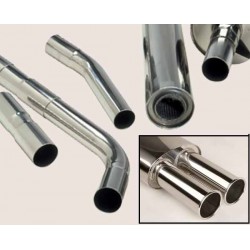 Piper exhaust Peugeot 106 1.6 16v GTI 01 97-2000 Stainless Steel System-Tailpipe Style E,G, I or J, Piper Exhaust, TPUG3S-EGIJ